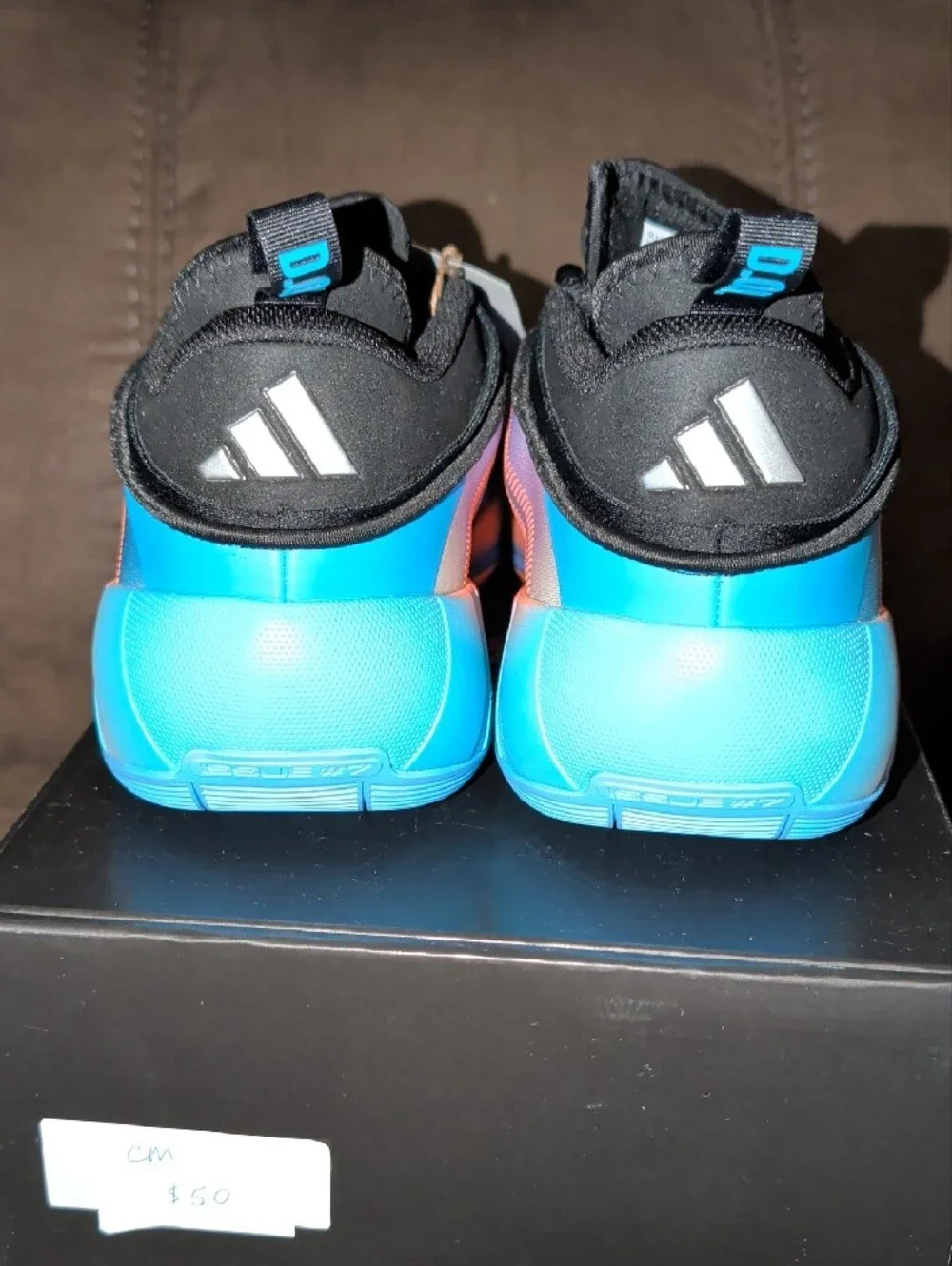 Adidas Don 7 -Men's Gradient Performance Sneakers - Black, Blue, Pink, Orange